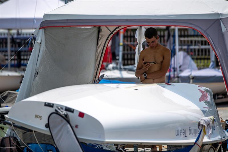 Ashore at the Yamaha 2019 470 Worlds - Enoshima, August 2019 photo copyright Junichi Hirai / Bulkhead Magazine Japan taken at  and featuring the 470 class