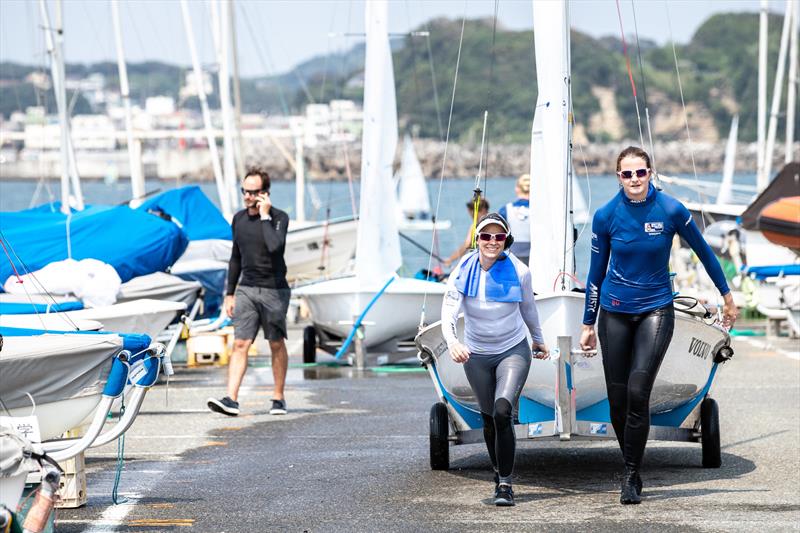 Ashore at the Yamaha 2019 470 Worlds - Enoshima, August 2019 - photo © Junichi Hirai / Bulkhead Magazine Japan