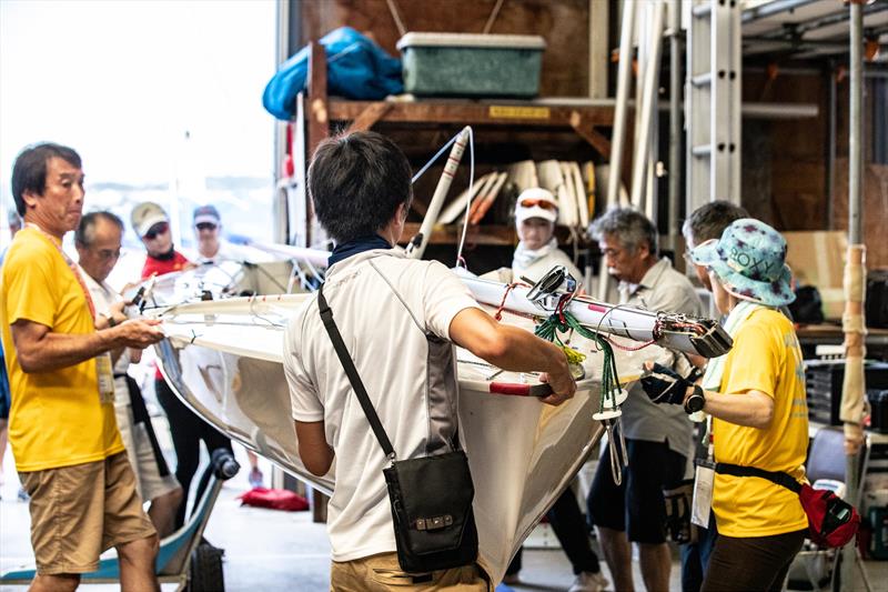 Ashore at the Yamaha 2019 470 Worlds - Enoshima, August 2019 photo copyright Junichi Hirai / Bulkhead Magazine Japan taken at  and featuring the 470 class