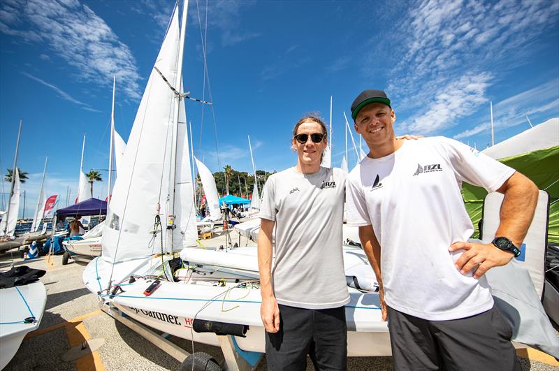 Paul Snow-Hansen and Dan Willcox - Day 4, Yamaha 2019 470 World Championships, Enoshima, Japan - August 2019 photo copyright Junichi Hirai / Bulkhead Magazine Japan taken at  and featuring the 470 class