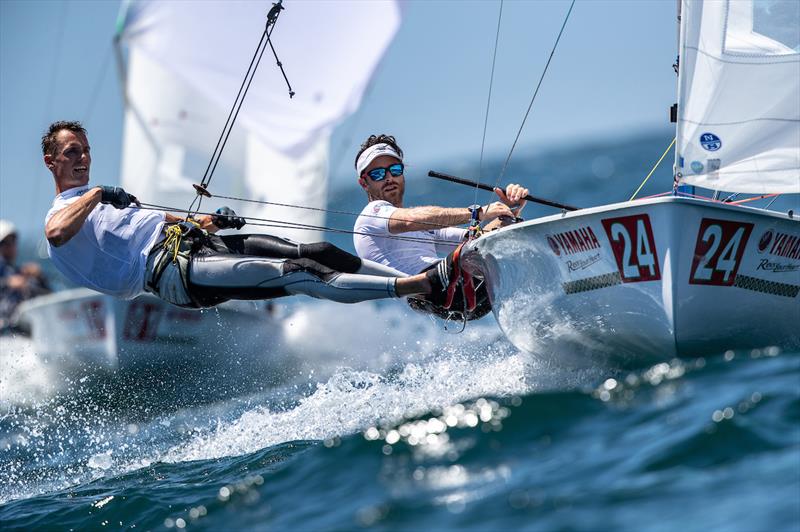 Luke Patience and Chris Grube finish 7th at the Yamaha 470 World Championships, Enoshima, Japan - photo © Junichi Hirai / Bulkhead Magazine Japan