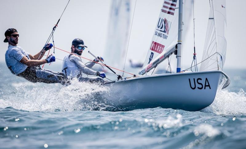 U.S. Men's 470, Stu McNay and Dave Hughes - Ready Steady Tokyo, day 4 - photo © US Sailing