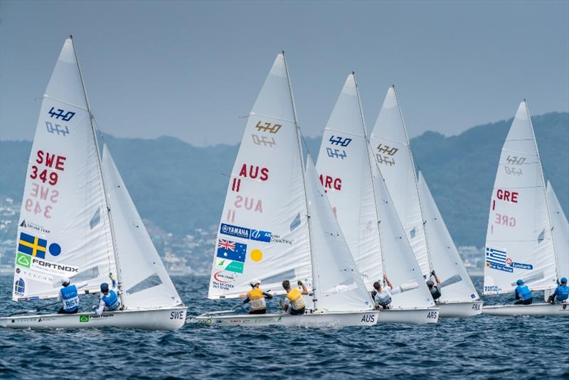 Mat Belcher and Will Ryan - Ready Steady Tokyo, day 5 photo copyright Beau Outteridge taken at  and featuring the 470 class