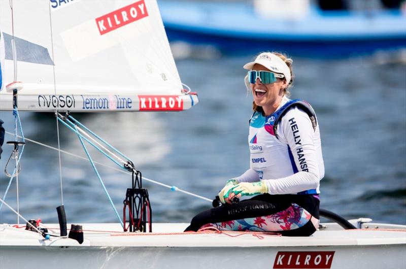 U.S. Women's 470 athlete, Atlantic Brugman - Hempel World Cup Series Enoshima day 6 photo copyright Pedro Martinez / Sailing Energy / World Sailing taken at  and featuring the 470 class