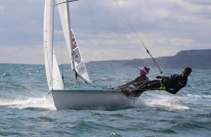 Amy Seabright and James Taylor photo copyright Jonny McGovern / RYA taken at  and featuring the 470 class