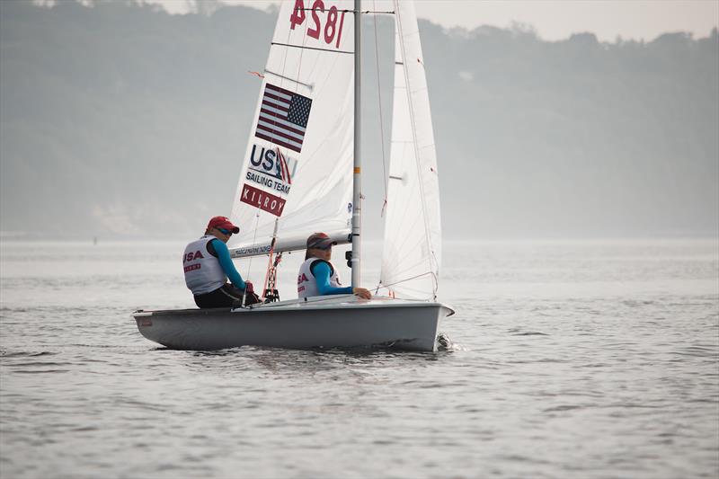 US Sailing Team 470 athletes photo copyright Allison Chenard / Chenard Visuals / US Sailing taken at  and featuring the 470 class