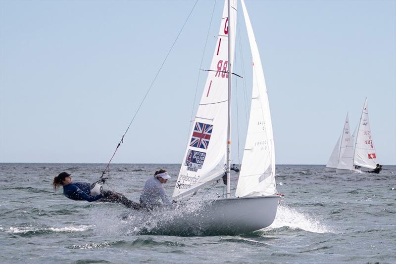 Hannah Mills and Eilidh McIntyre photo copyright Uros Kekus Kleva taken at  and featuring the 470 class