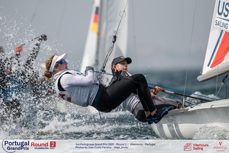 Nikki Barnes and Lara Dallman-Weiss will represent the USA in the Women's 470 event at the Tokyo 2020 Olympics  - photo © Joao Costa Ferreira