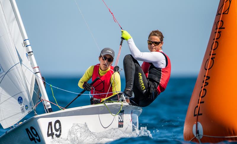 Switzerland - Day 5 - Open Womens European 470 championship - Vilamoura, Portugal - May 2021 - photo © Joao Costa Ferreira