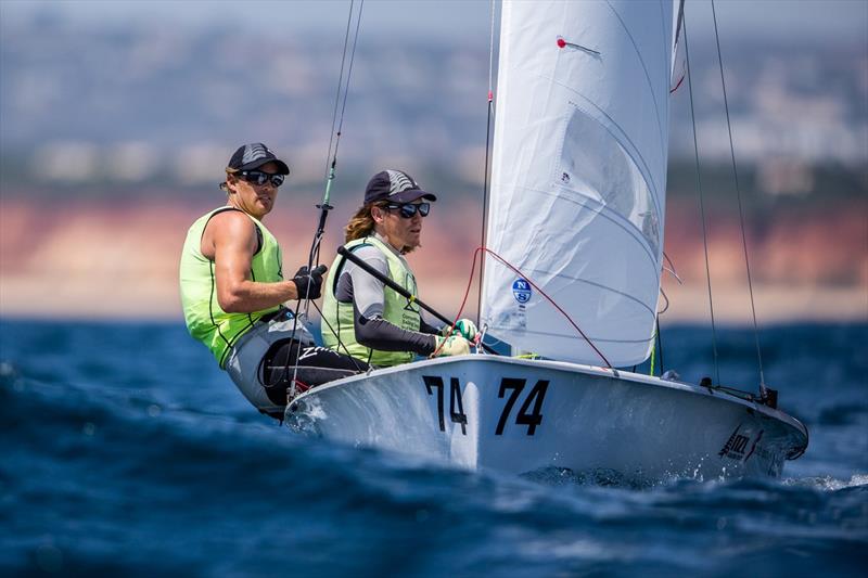 Paul Snow-Hansen and Dan Willcox won the 470 European Championships in Portugal photo copyright Joao Costa Ferreira taken at Wakatere Boating Club and featuring the 470 class