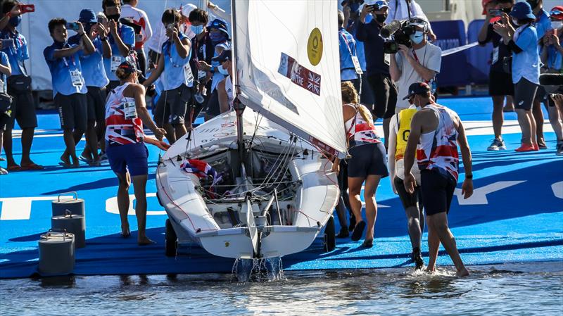 Brits Womens 470 - Tokyo2020 - Day 10 - August 4, , Enoshima, Japan photo copyright Richard Gladwell - Sail-World.com / nz taken at  and featuring the 470 class