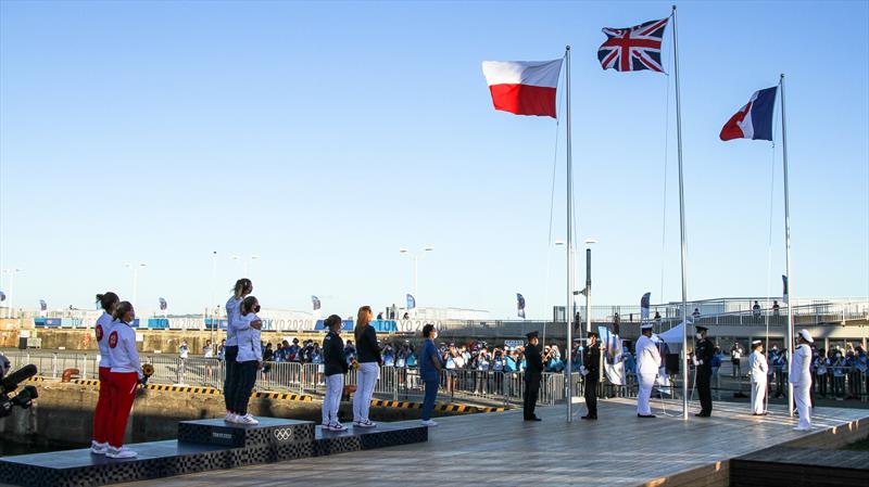 Womens 470 Medal Ceremony - Tokyo2020 - Day 10 - August 4, , Enoshima, Japan - photo © Richard Gladwell - Sail-World.com / nz