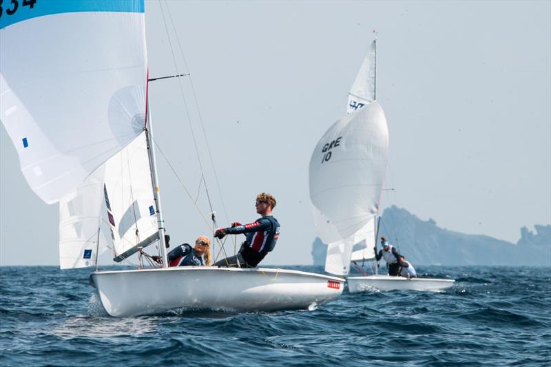 US Sailing Team ready for action in Hyères, France photo copyright US Sailing Team taken at  and featuring the 470 class