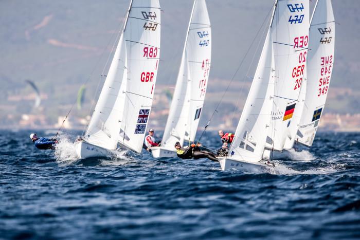 Mixed 470 - Day 2 - 53rd Semaine Olympique Francais, Hyeres - April 2022 - photo © Sailing Energy / FFVOILE