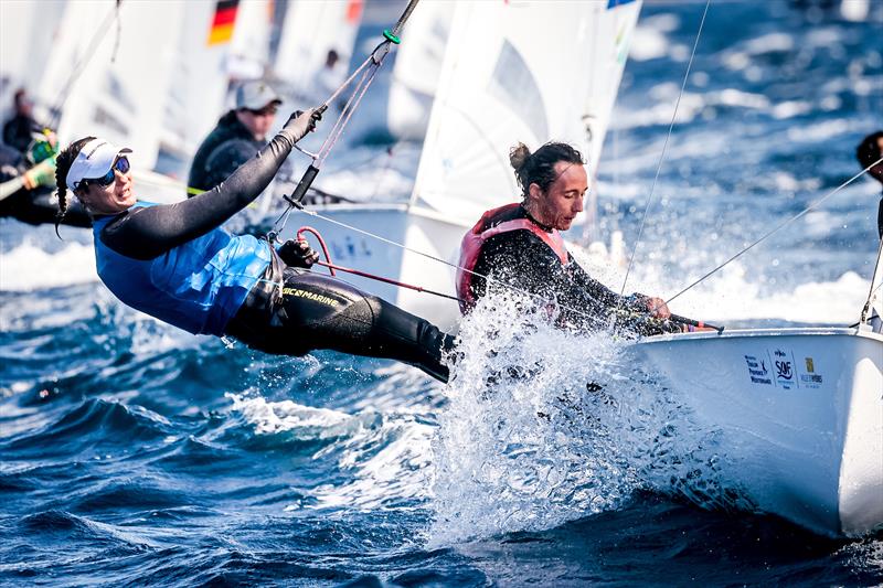 470 - Day 3 - 53rd Semaine Olympique Francais, Hyeres photo copyright Sailing Energy / FFVoile taken at  and featuring the 470 class