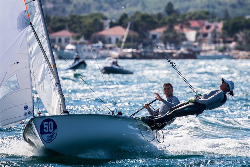 470 Europeans 2022 day 1 - photo © Nikos Alevromytis