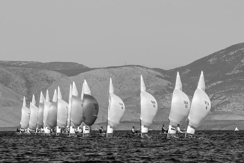 470 Europeans 2022 day 3 photo copyright Nikos Alevromytis taken at  and featuring the 470 class