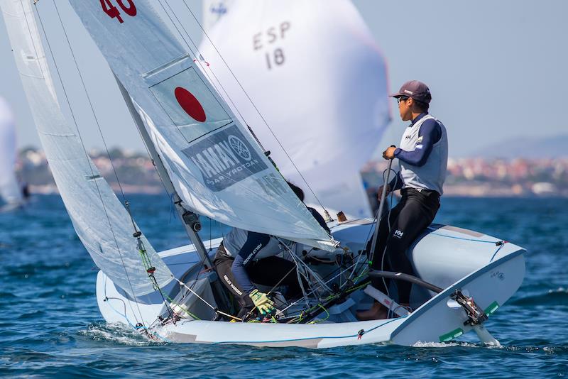 470 Europeans 2022 day 3 photo copyright Nikos Alevromytis taken at  and featuring the 470 class