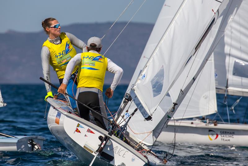 470 Europeans 2022 day 3 - photo © Nikos Alevromytis