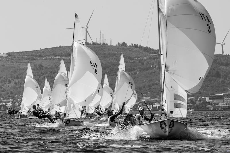 470 Europeans 2022 day 5 photo copyright Nikos Alevromytis taken at  and featuring the 470 class