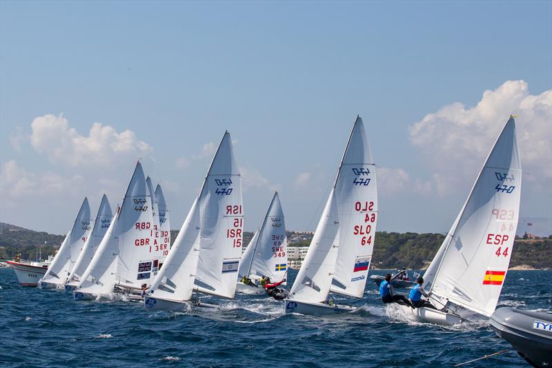 470 Europeans 2022 medal race - photo © Nikos Alevromytis