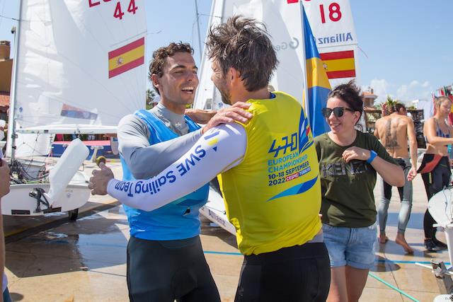 470 Europeans 2022 medal race - photo © Nikos Alevromytis