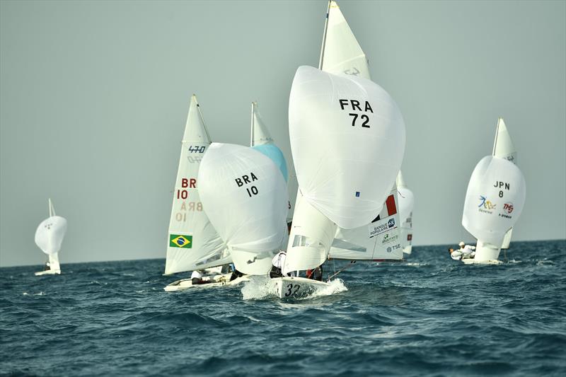 FRA72 dominated the day on 470 Worlds at Sdot Yam, Israel day 4 photo copyright Amit Shisel / Int. 470 Class taken at Sdot Yam Sailing Club and featuring the 470 class