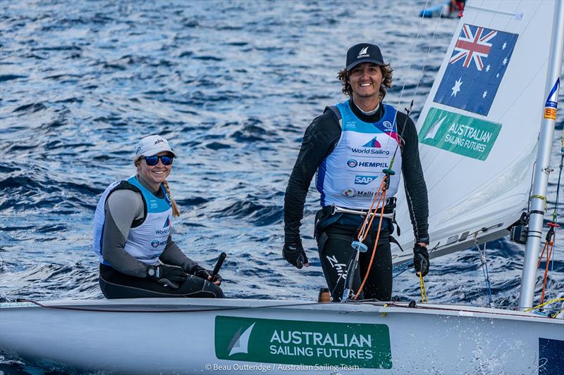 Sophie Jackson and Angus Higgins - Trofeo Princesa Sofia Regatta - photo © Beau Outteridge