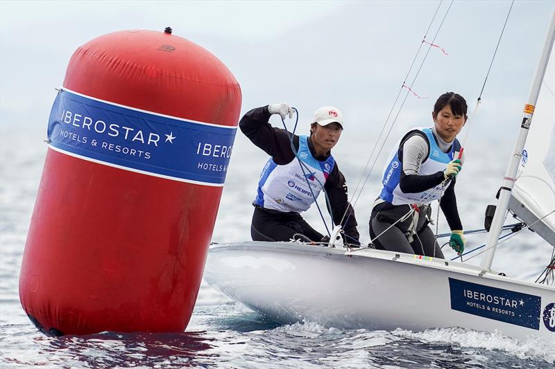Keiju Okada and Miho Yoshioka (JPN) - 52 Trofeo Princesa Sofía photo copyright Sailing Energy / Princesa Sofia Mallorca  taken at  and featuring the 470 class