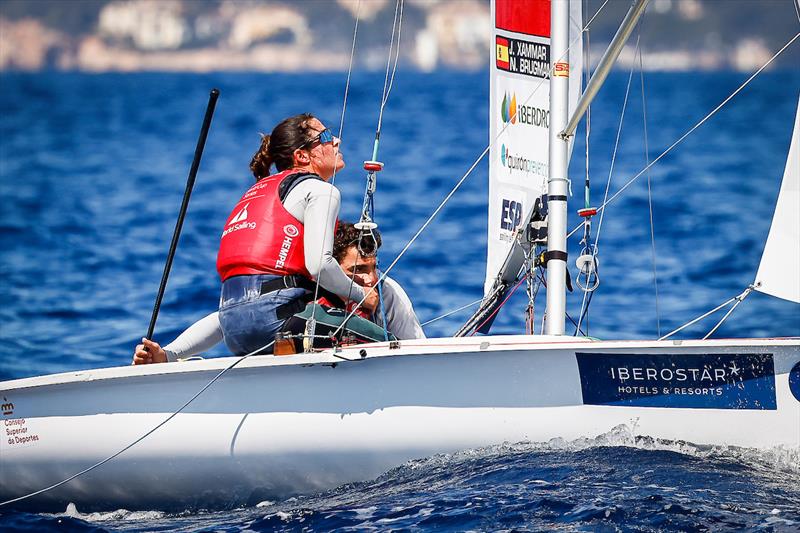 Jordi Xammar and Nora Brugman (ESP) - Day 5 of the Princess Sofia Regatta photo copyright Sailing Energy / Trofeo Princesa Sofía taken at Real Club Náutico de Palma and featuring the 470 class