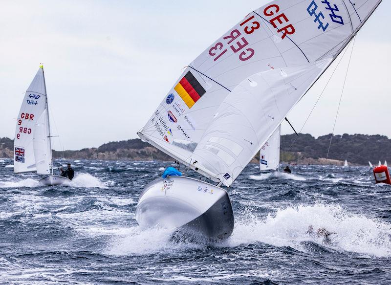 54th Semaine Olympique Française - Toulon Provence Méditerranée Day 2 photo copyright Sailing Energy / Semaine Olympique Française taken at COYCH Hyeres and featuring the 470 class