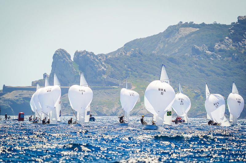 Day 4 - 54th Semaine Olympique Française - Toulon Provence Méditerranée photo copyright Sailing Energy / Semaine Olympique Française taken at COYCH Hyeres and featuring the 470 class