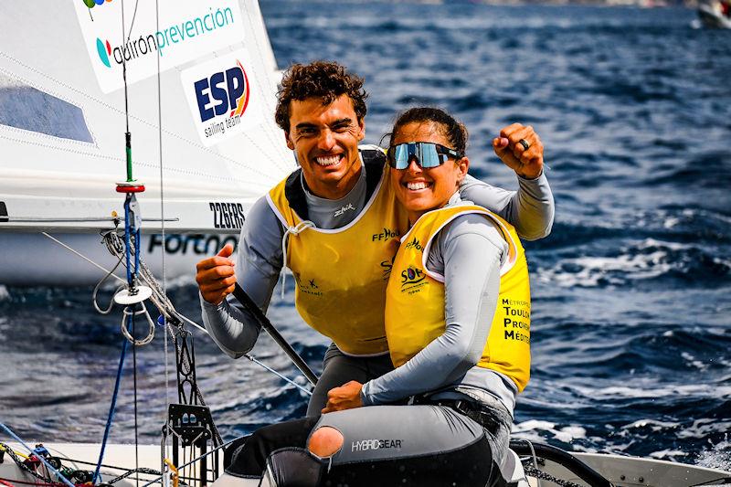 470 gold for Jordi Xammar- Hernandez & Nora Brugman (ESP) at 54th Semaine Olympique Française - Toulon Provence Méditerranée - photo © Sailing Energy / Semaine Olympique Française