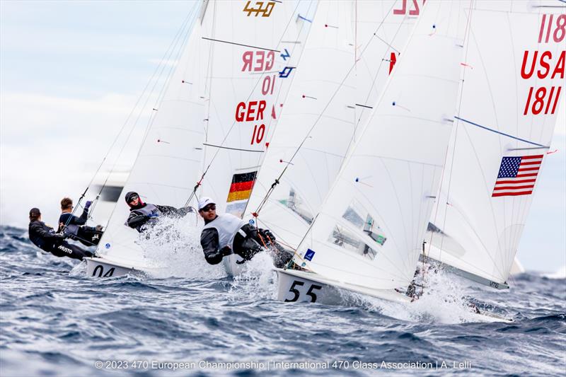 470 Europeans in San Remo, Italy day 3 photo copyright A Lelli taken at Yacht Club Sanremo and featuring the 470 class