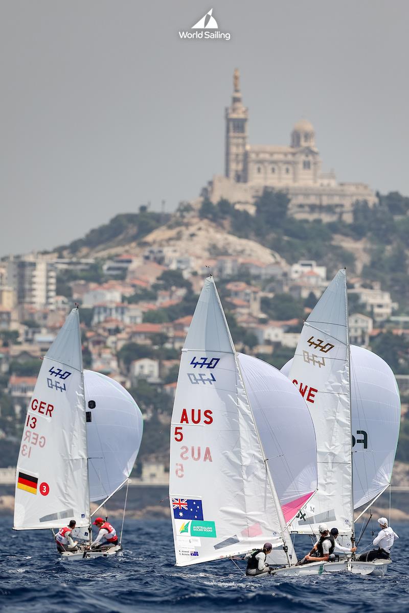 Paris 2024 Olympic Sailing Test Event - Day 4 - photo © Sander van der Borch / World Sailing