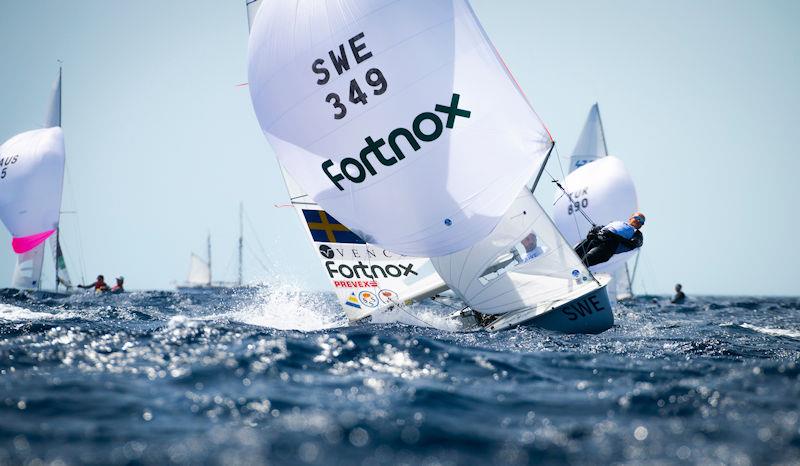 Paris 2024 Olympic Test Event Day 5 photo copyright World Sailing taken at  and featuring the 470 class