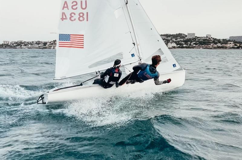 Barnes and McDonough in Marsielle France 5 photo copyright Barnes and McDonough taken at St. Thomas Yacht Club and featuring the 470 class