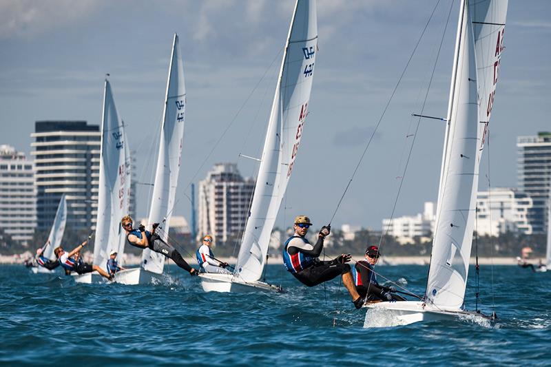 U.S. Olympic Team Trials - Sailing Day 7 photo copyright Allison Chenard taken at US Sailing Center of Martin County and featuring the 470 class