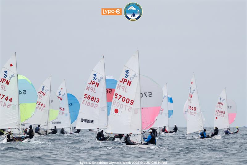 2025 Lypo-C Enoshima Olympic Week photo copyright Junichi Hirai taken at  and featuring the 470 class