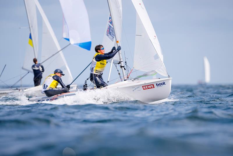 Wrigley/Harry (GBR) dominate the 470 competition in the Sailing Grand Slam at Kieler Woche - photo © Sascha Klahn / Kieler Woche