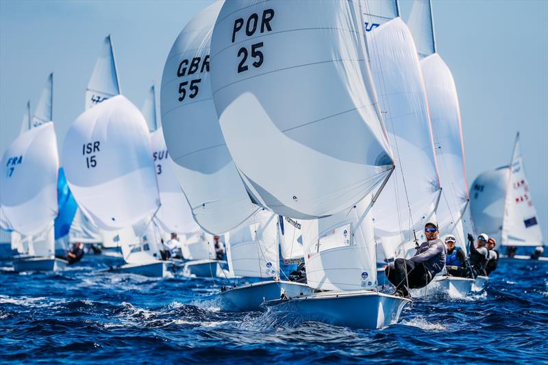 French Olympic Week Day 1 - photo © Sailing Energy / French Olympic Week Hyères