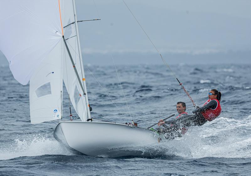 57th French Olympic Week in Hyères - Day 3 photo copyright Sailing Energy / French Olympic Week Hyères - TPM taken at COYCH Hyeres and featuring the 470 class