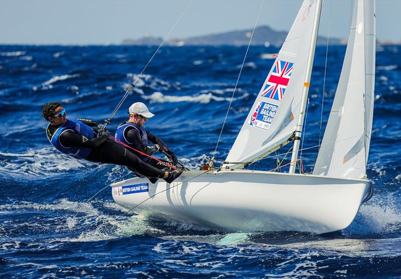 470 class at French Olympic Week Hyères Day 4 - photo © Sailing Energy / French Olympic Week Hyères - TPM