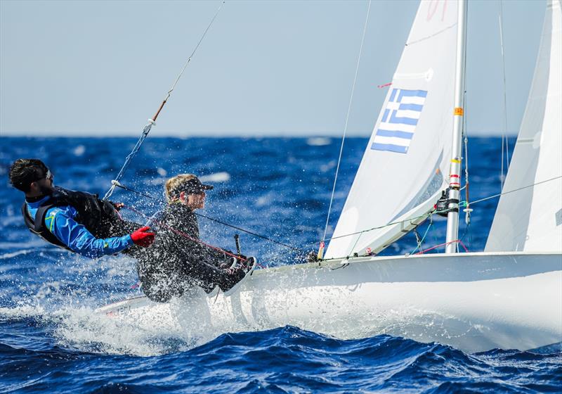 470 class at French Olympic Week Hyères Day 4 - photo © Sailing Energy / French Olympic Week Hyères - TPM