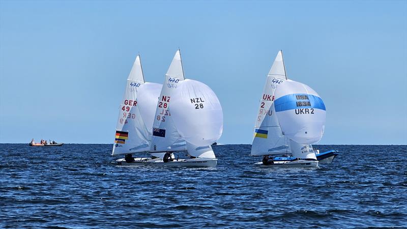 Tessa Clinton and Will Mason (NZL 28)- Mixed 470 - Kieler Woche - June 2026 - photo © Jenny Armstrong