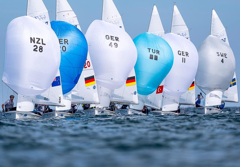 Tessa Clinton and Will Mason (NZL 28) - Mixed 470 - Kieler Woche - June 2026 photo copyright Sascha Klahn; Felix Diemer taken at Wakatere Boating Club and featuring the 470 class