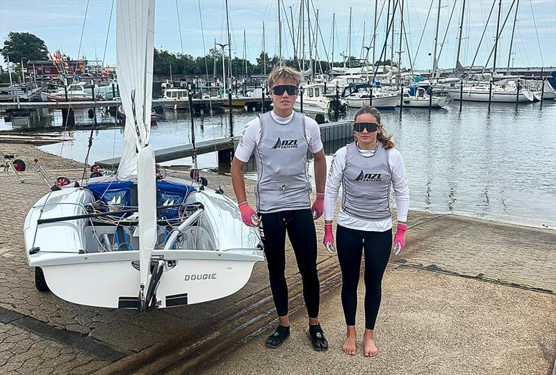 Tessa Clinton and Will Mason - Mixed 470 - Kieler Woche - June 2026 - photo © Jenny Armstrong