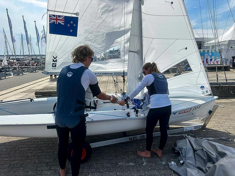 Tessa Clinton and Will Mason - Mixed 470 - Kieler Woche - June 2026 - photo © Jenny Armstrong