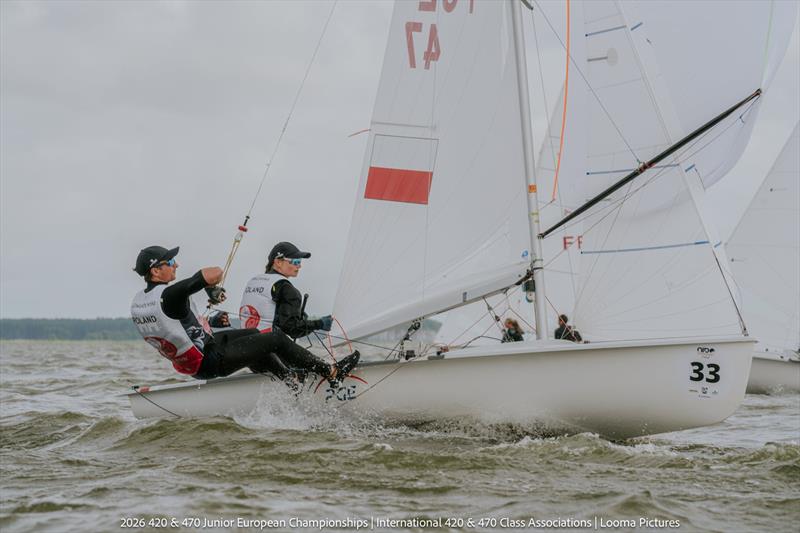 470 and 420 Junior European Championship at Nida, Lithuania - Day 4 - photo © Looma Pictures / International 420 & 470 Class Associations
