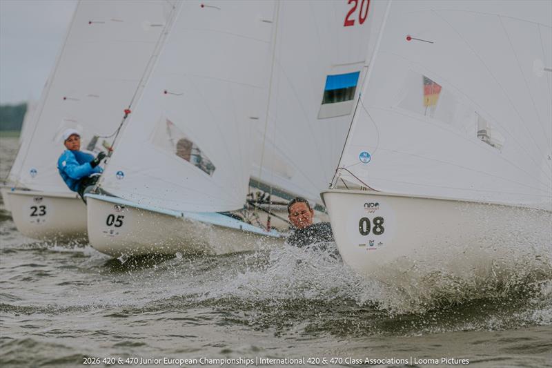 470 and 420 Junior European Championship at Nida, Lithuania - Day 4 - photo © Looma Pictures / International 420 & 470 Class Associations